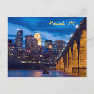 Minneapolis Stone Arch Bridge Briefkaart