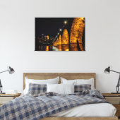 Minneapolis Stone Arch Bridge Canvas Afdruk (Insitu (Slaapkamer))