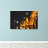 Minneapolis Stone Arch Bridge Canvas Afdruk (Insitu (Houten vloer))