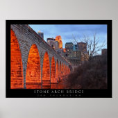 Minneapolis Stone Arch Bridge Poster (Voorkant)