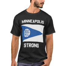Minneapolis Strong Basic Donkere T-Shirt