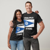 Minneapolis Strong Basic Donkere T-Shirt (Unisex)