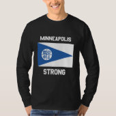Minneapolis Strong Basic Long Sleeve T-Shirt (Voorkant)