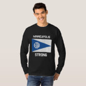 Minneapolis Strong Basic T-shirt met lange mouwen (Voorkant volledig)