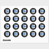 Minneapolis Strong Klassieke Ronde Stickers (Vel)