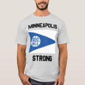 Minneapolis Strong Men’s Basic T-Shirt (Voorkant)