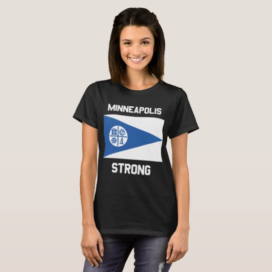 Minneapolis Strong Women’s Basic T-Shirt (Voorkant volledig)