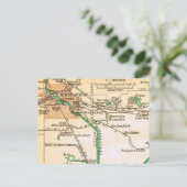 Minneapolis Vintage City Map Briefkaart (Staand voorkant)