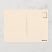 Minneapolis Vintage Street Map Briefkaart (Achterkant)