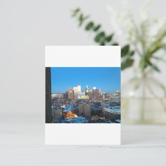 Minneapolis Winter Briefkaart (Staand voorkant)