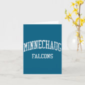 Minnechaug High School Hs Wilbraham Ontwerp Kaart (Gele Bloem)