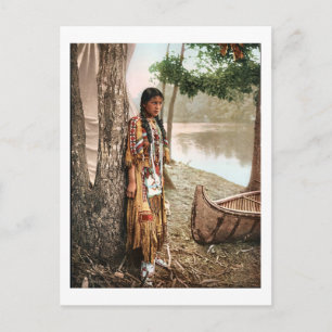 Minnehaha 1897 Native American Hiawatha  Briefkaart