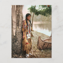 Minnehaha 1897 Native American Hiawatha Briefkaart