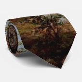 Minnehaha Falls, kunstwerk van Albert Bierstadt Stropdas (Opgerold)