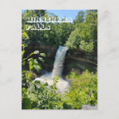 Minnehaha Falls, Minnehaha Park, Minneapolis, MN Briefkaart (Voorkant)