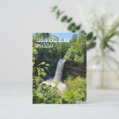 Minnehaha Falls, Minnehaha Park, Minneapolis, MN Briefkaart (Staand voorkant)