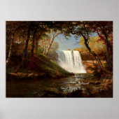 Minnehaha Herfsten, Albert Bierstadt kunstwerk Poster (Voorkant)