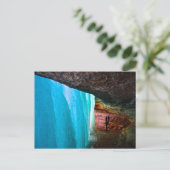 Minnehaha-Herfsten, bevroren in Minneapolis Briefkaart (Staand voorkant)