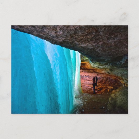 Minnehaha-Herfsten, bevroren in Minneapolis Briefkaart (Voorkant)