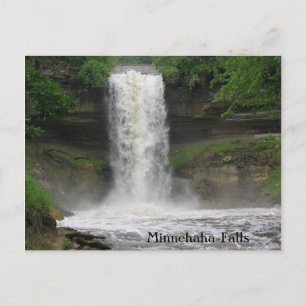 Minnehaha-Herfsten Briefkaart