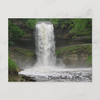 Minnehaha-Herfsten Briefkaart