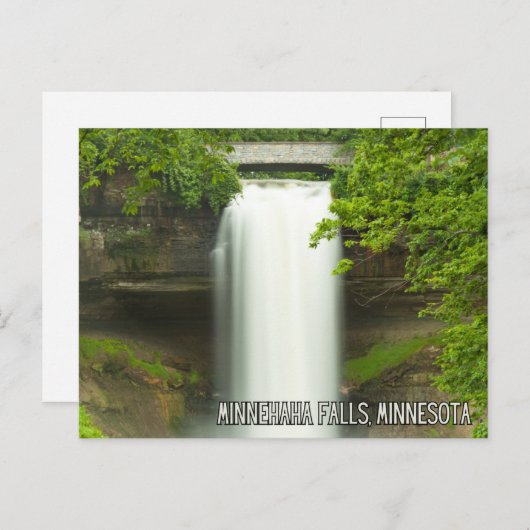 Minnehaha Herfsten, Minnesota Briefkaart (Voorkant / Achterkant)