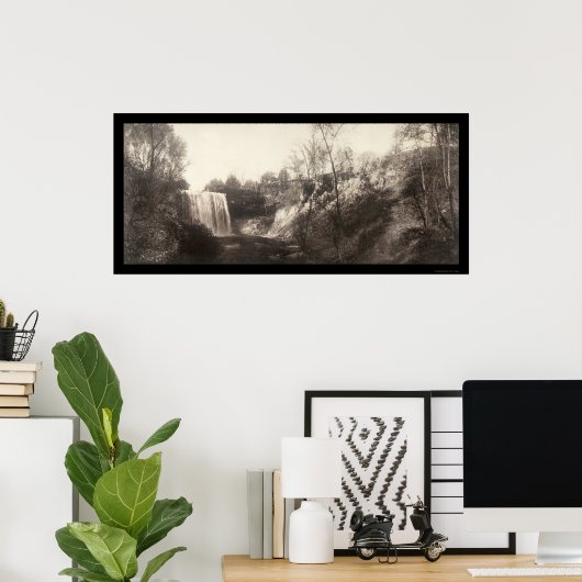 Minnehaha Herfsten MN Foto 1906 Poster (Thuiskantoor)