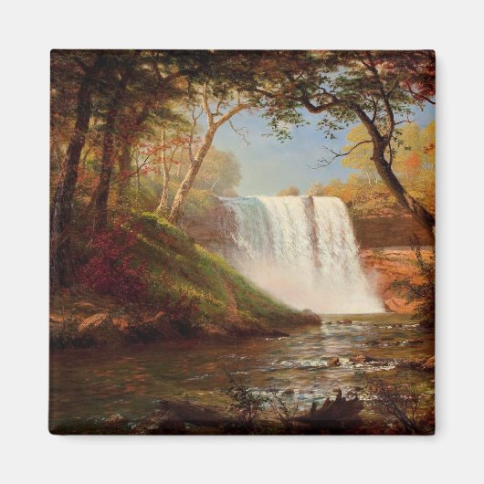 Minnehaha-Herfsten, mooie kunst van Albert Biersta Magneet (Voorkant)