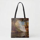 Minnehaha-Herfsten, mooie kunst van Albert Biersta Tote Bag (Voorkant)