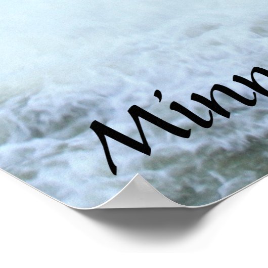 Minnehaha-Herfsten Poster (Hoek)