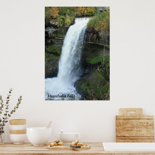 Minnehaha-Herfsten Poster (Keuken)