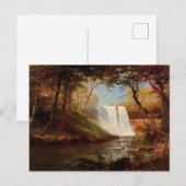 Minnehaha-Herfsten, schilderij van Albert Bierstad Briefkaart (Voorkant / Achterkant)