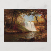Minnehaha-Herfsten, schilderij van Albert Bierstad Briefkaart (Voorkant)