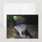 Minnehaha Herfsten, Watkins Glen State Park, New Y Briefkaart (Voorkant / Achterkant)