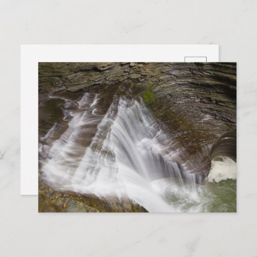 Minnehaha Herfsten, Watkins Glen State Park, New Y Briefkaart (Voorkant / Achterkant)