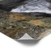 Minnehaha Herfsten, Watkins Glen State Park, New Y Poster (Hoek)