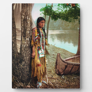 Minnehaha - Native American Hiawatha 1904 Fotoplaat