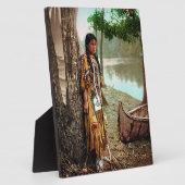 Minnehaha - Native American Hiawatha 1904 Fotoplaat (Zijkant)