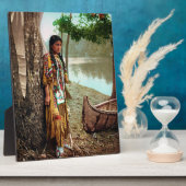 Minnehaha - Native American Hiawatha 1904 Fotoplaat (Zijkant)