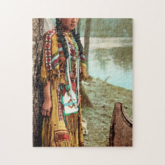 Minnehaha - Native American Hiawatha 1904 Legpuzzel (Verticaal)