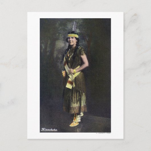 Minnehaha Portrait Briefkaart (Voorkant)