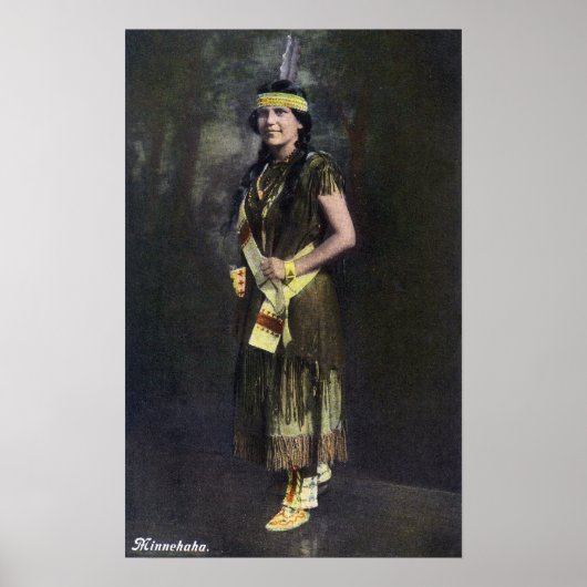 Minnehaha Portrait Poster (Voorkant)