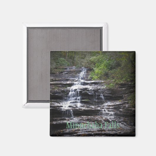 minnehaha waterfall magnet (Voorkant / Achterkant)