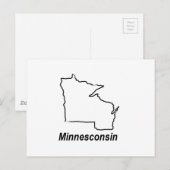 Minnesconsin Briefkaart (Voorkant / Achterkant)