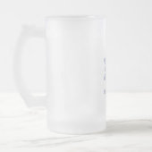 Minnesnowta Blue Snowflake Matglas Bierpul (Links)