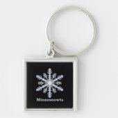 Minnesnowta Blue Snowflake Sleutelhanger (Voorkant)