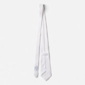 Minnesnowta Blue Snowflake Stropdas (Achterkant)