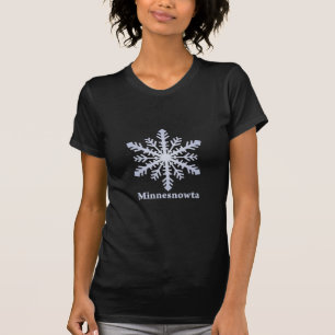 Minnesnowta Blue Snowflake T-shirt