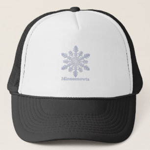 Minnesnowta Blue Snowflake Trucker Pet