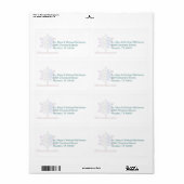 MinneSnowta met Snowflake Etiket (Full Sheet)